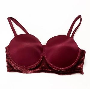 Victoria’s Secret burgundy bra